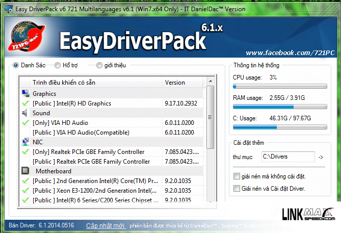 easy driver pack windows 10 64 bits